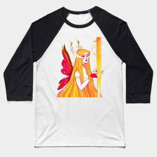 FIRE FAIRY Baseball T-Shirt